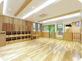 1F 保育室西の写真。